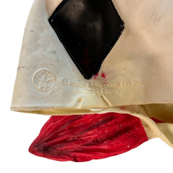 Halloween Rubie's Costume Co. Clown Mask 3/4 Child’s Die Laughing Latex - Picture 7 of 8